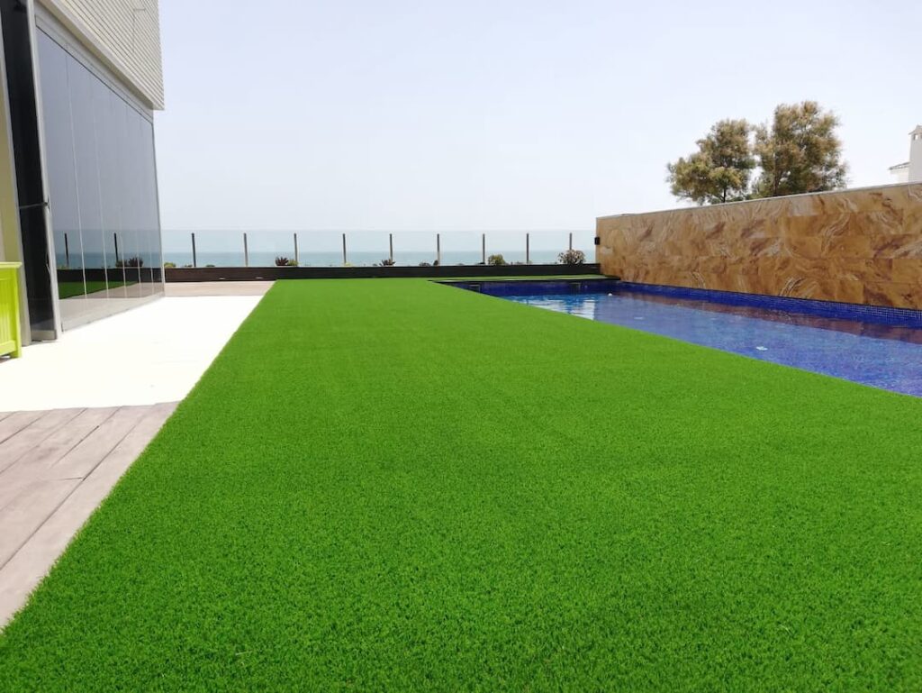 Cesped artificial para piscinas Flor&Design