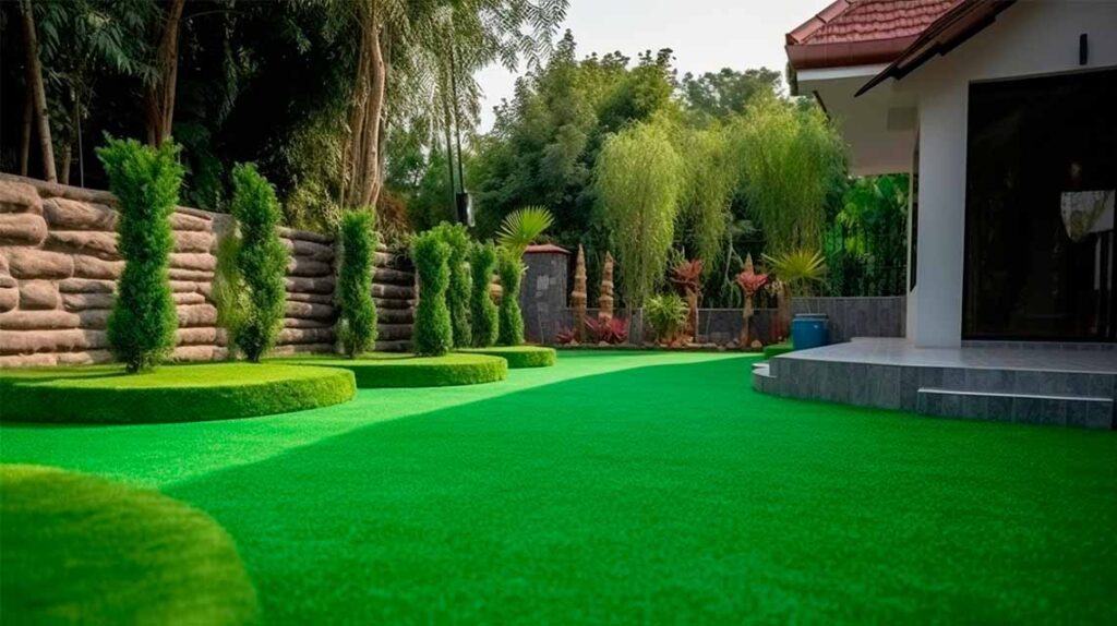 Cesped artificial para jardines Flor&Design