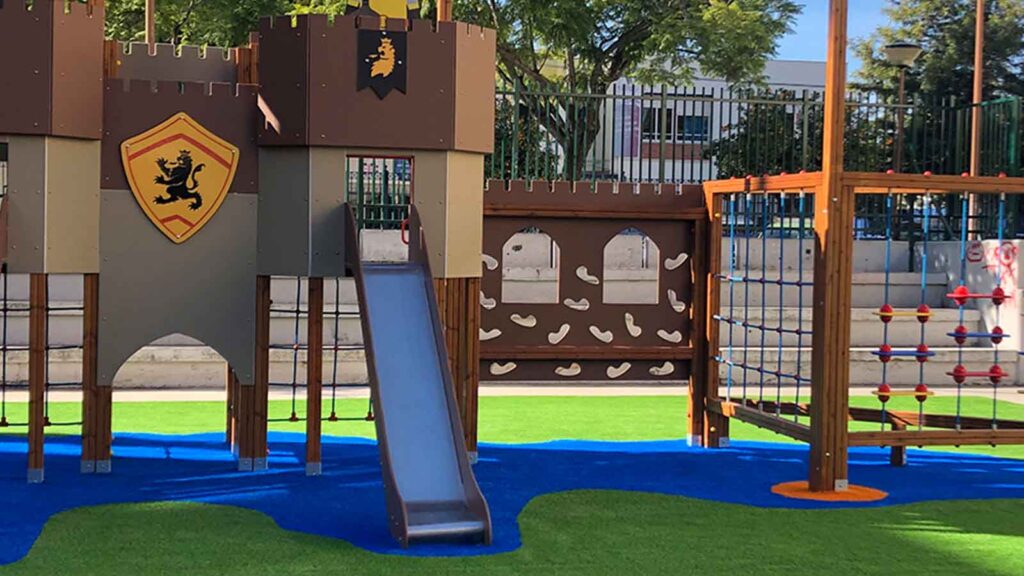 Césped artificial parques infantiles