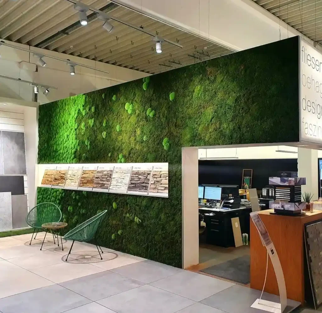 pared con jardin vertical