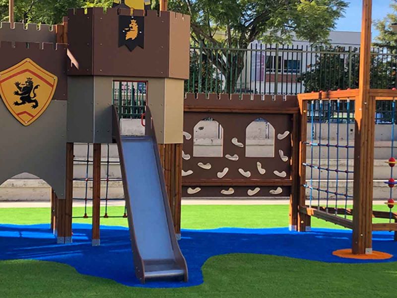 Césped artificial parques infantiles